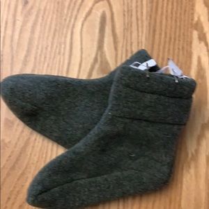 Polar fleece booties